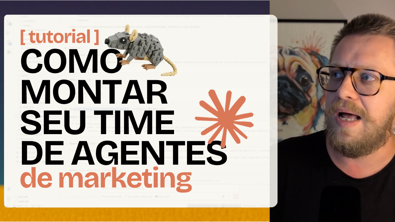 Como montar um time de agentes de IA com o OpenSquad: tutorial passo a passo no Claude Code