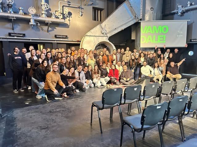 turma das Learning Sessions no Instituto Caldeira
