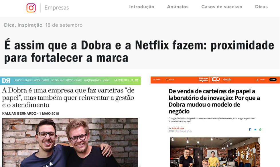materia Dobra + Netflix no Instagram