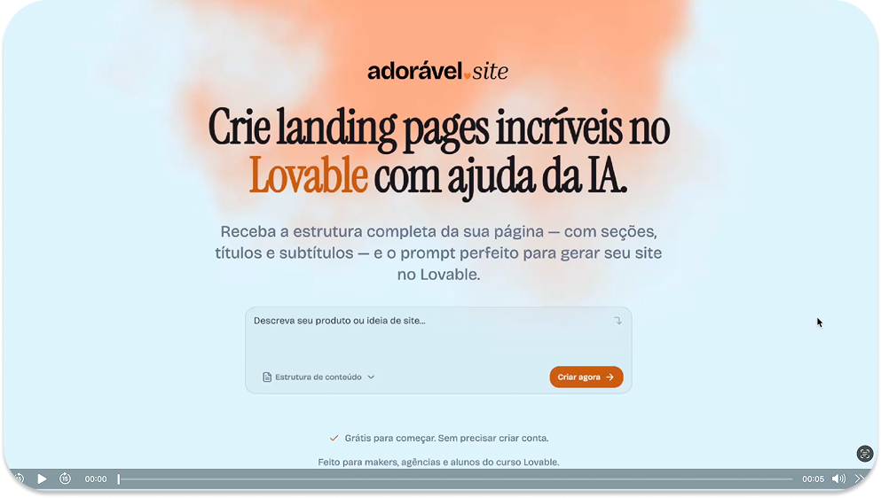 screenshot adorável.site